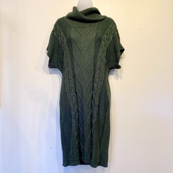 Calvin Klein Dresses & Skirts - Calvin Klein | Cable Knit Cowl Neck Sweater Dress